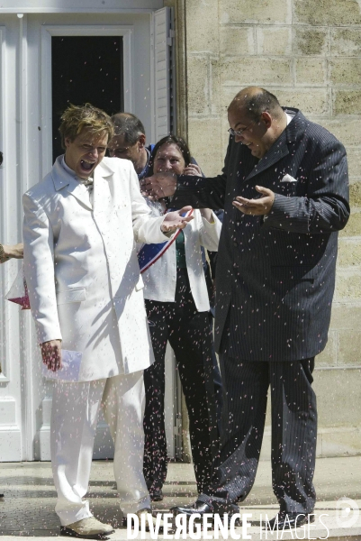 Bègles, premier mariage gay en France