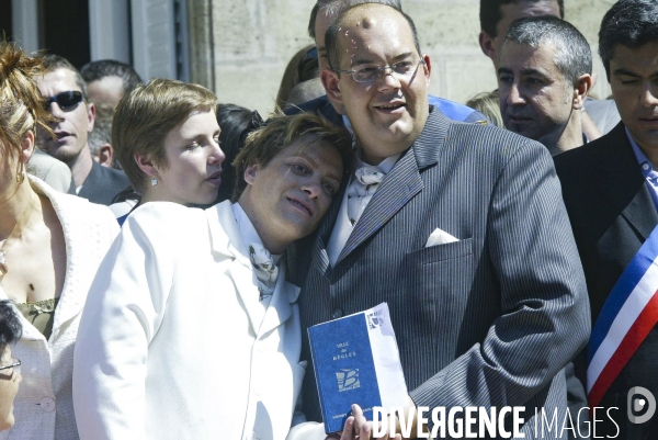 Bègles, premier mariage gay en France
