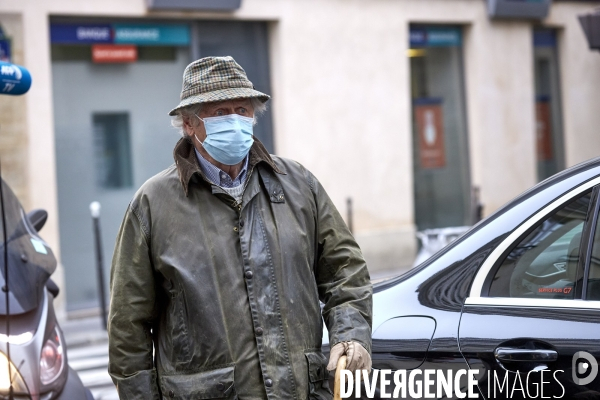 Obsèques de l acteur Claude Brasseur  en l église Saint-Roch