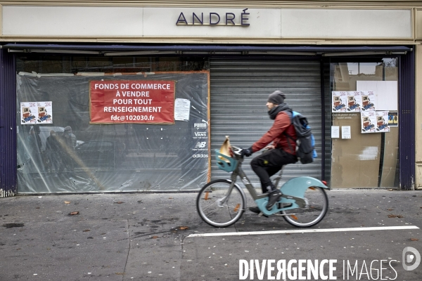Boutique André fermée, fond de commerce à vendre