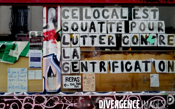 Un local du petit cambodge squatté / L arche