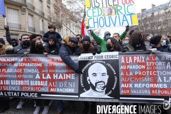 Paris, Marche Blanche pour Cedric Chouviat