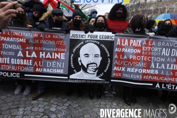 Paris, Marche Blanche pour Cedric Chouviat