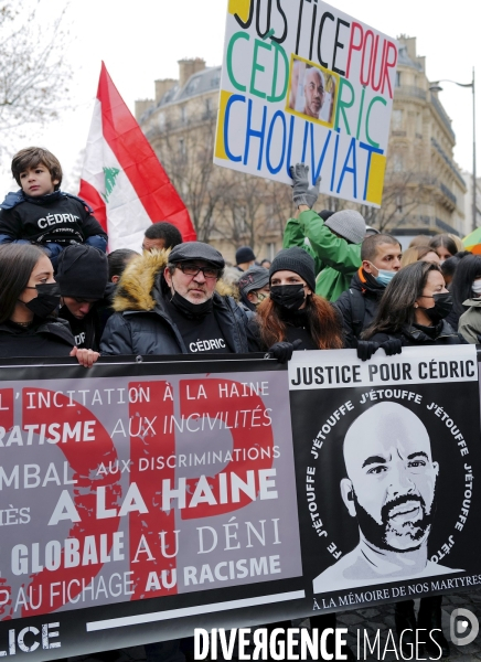 Marche en hommage à Cédric Chouviat