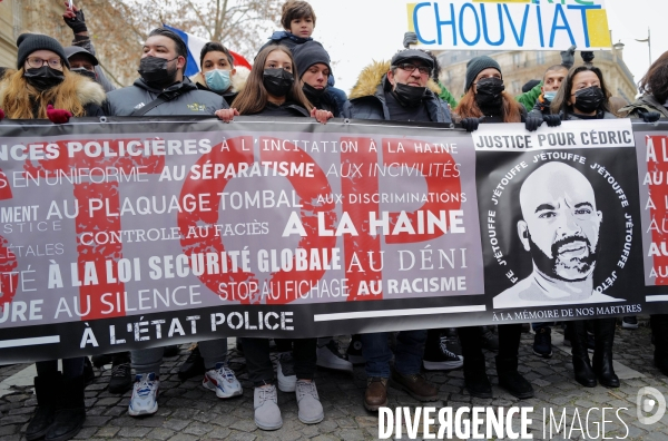 Marche en hommage à Cédric Chouviat