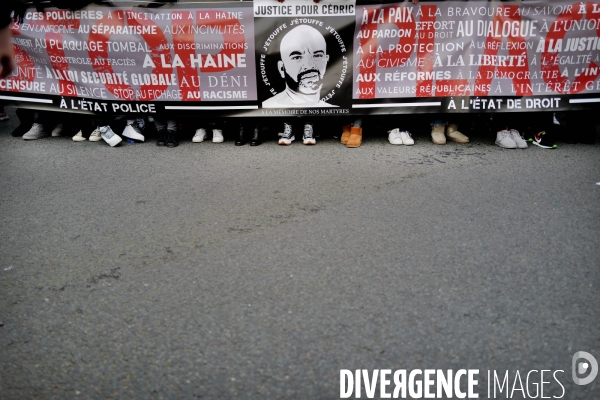 Marche en hommage à Cédric Chouviat