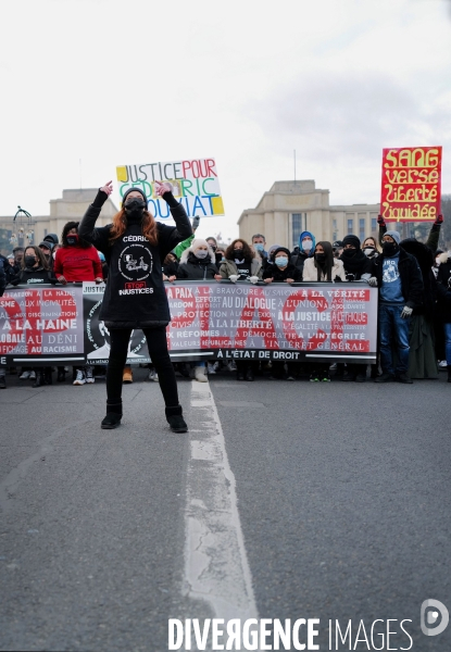 Marche en hommage à Cédric Chouviat