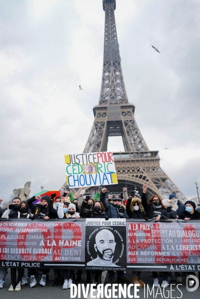 Marche en hommage à Cédric Chouviat