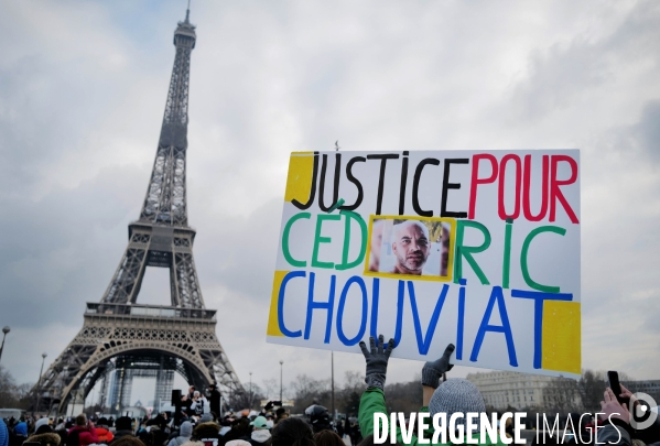 Marche en hommage à Cédric Chouviat