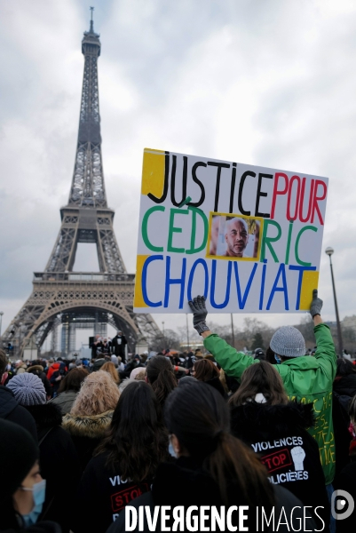 Marche en hommage à Cédric Chouviat