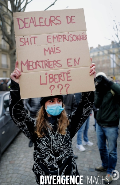 Marche en hommage à Cédric Chouviat