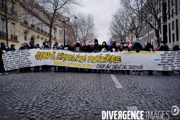 Marche en hommage à Cédric Chouviat