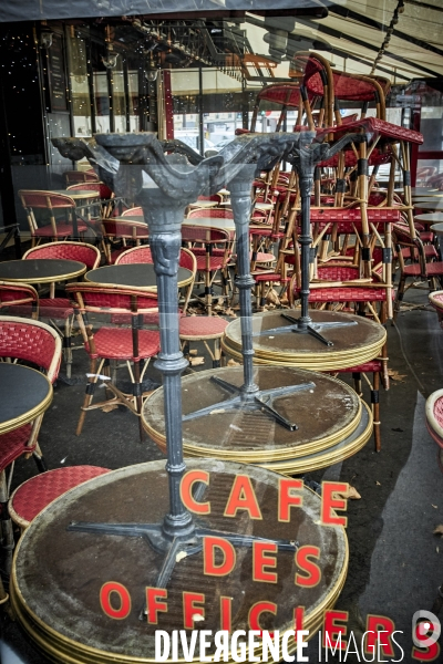 Paris, cafés fermés