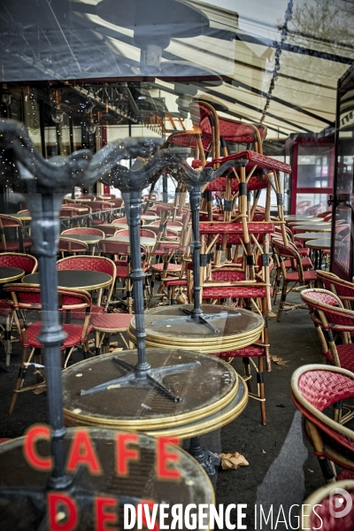 Paris, cafés fermés