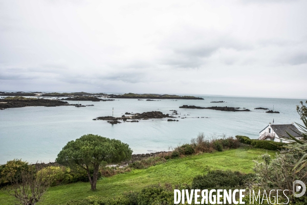 îles Chausey en hiver