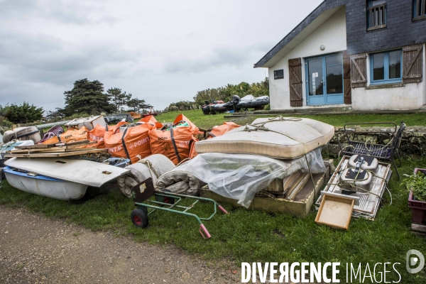 îles Chausey en hiver