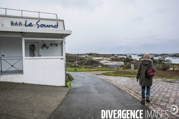 îles Chausey en hiver