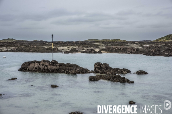 îles Chausey en hiver
