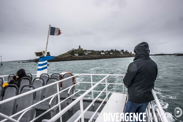 îles Chausey en hiver