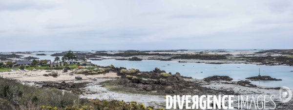 îles Chausey en hiver