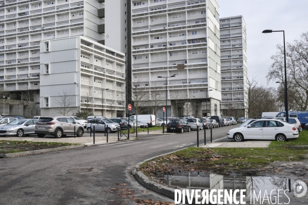 Quartier sensible  Les Aubiers  à Bordeaux