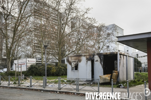 Quartier sensible  Les Aubiers  à Bordeaux