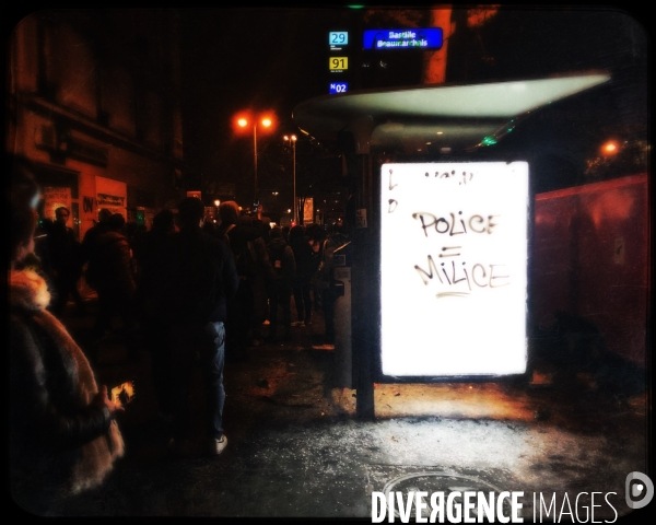 Manifestation contre la loi sécurité globale Paris