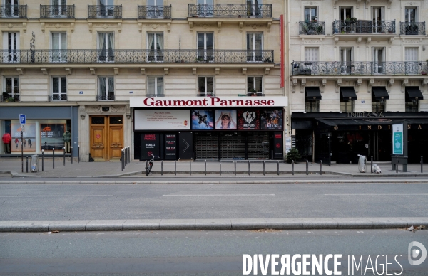 Le cinema Gaumont Parnasse fermé