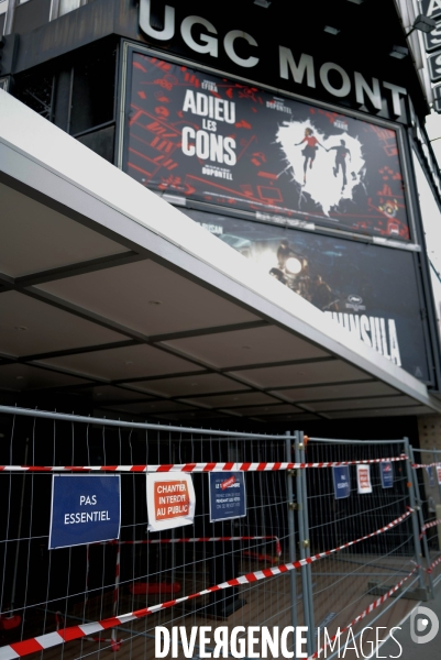 Le cinema UGC Montparnasse fermé