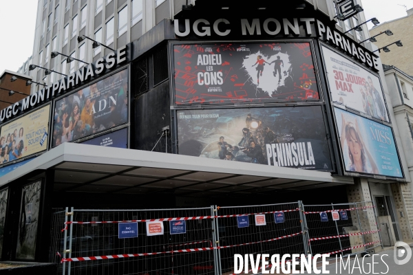 Le cinema UGC Montparnasse fermé