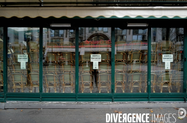 Café fermé pour raison sanitaire