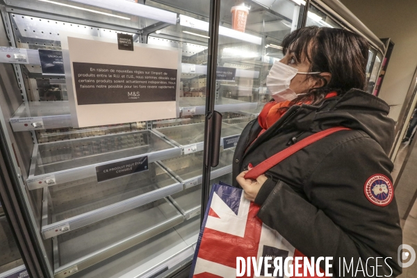 A cause du brexit les magasins marks&spencer sont vides