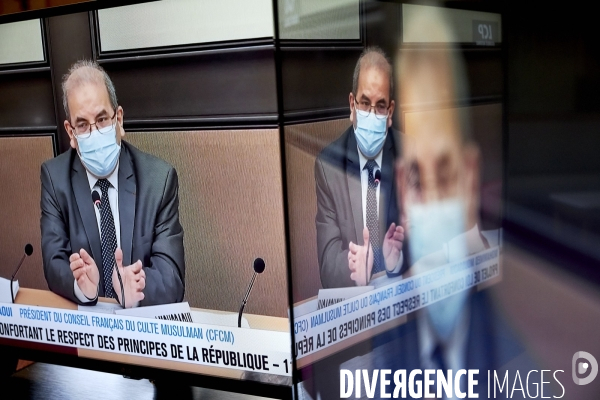 Auditions projet de loi  confortant le respect des principes de la République