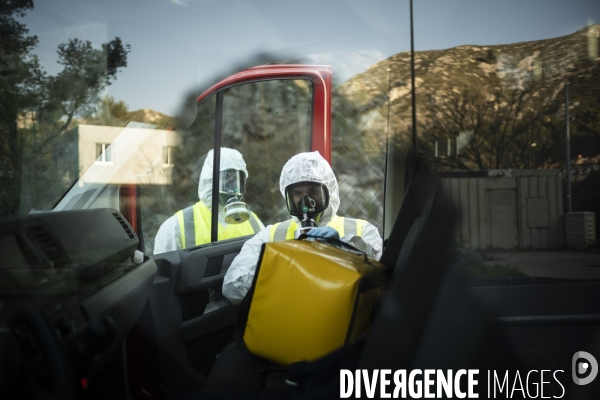 Prélèvement par les Marins Pompiers