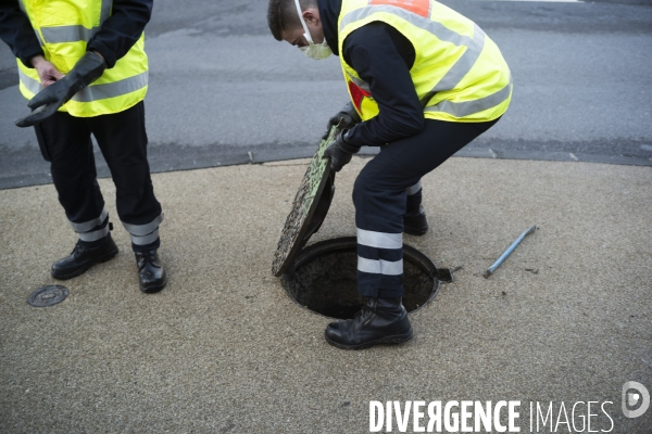 Prélèvement par les Marins Pompiers