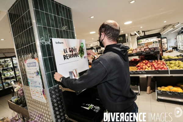 Infarm chez monoprix