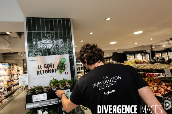 Infarm chez monoprix