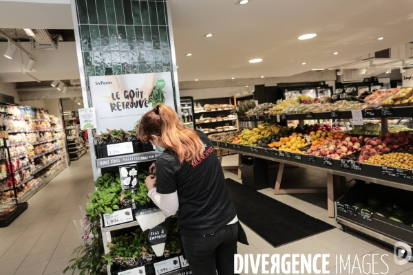 Infarm au monoprix de sevres