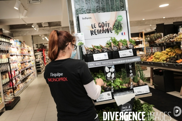 Infarm au monoprix de sevres