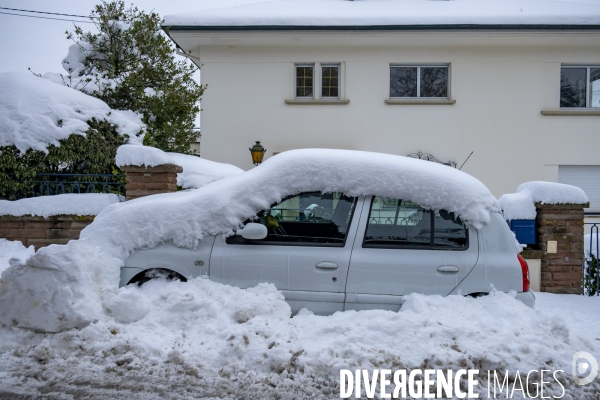 Neige en Alsace