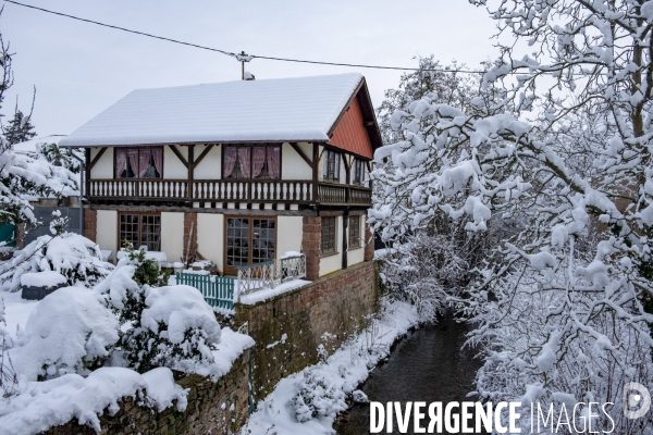 Neige en Alsace