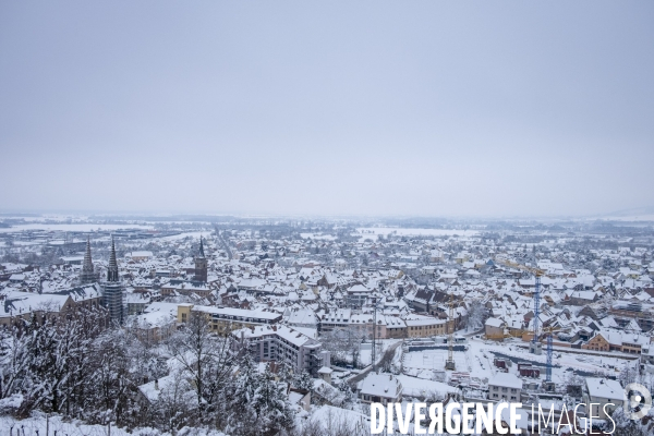Neige en Alsace