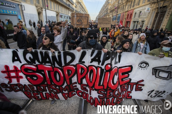 Nouvelle manifestation contre la loi «Sécurité globale» à Marseille