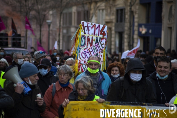 Nouvelle manifestation contre la loi «Sécurité globale» à Marseille