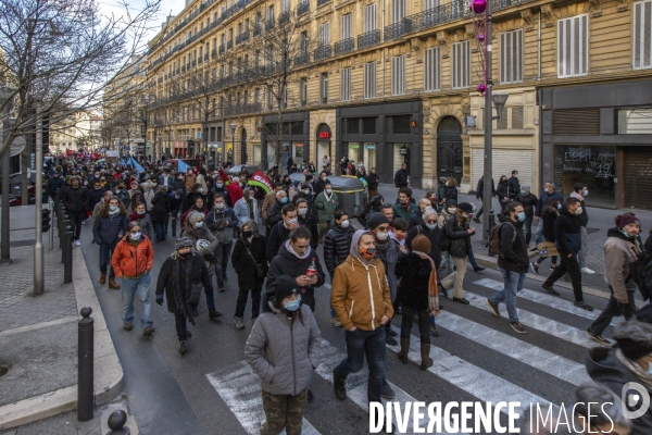 Nouvelle manifestation contre la loi «Sécurité globale» à Marseille