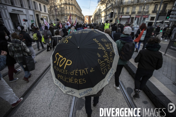 Nouvelle manifestation contre la loi «Sécurité globale» à Marseille