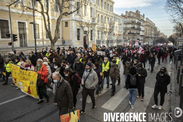 Nouvelle manifestation contre la loi «Sécurité globale» à Marseille