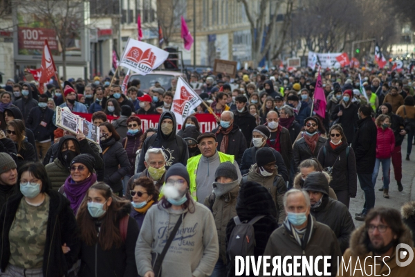 Nouvelle manifestation contre la loi «Sécurité globale» à Marseille