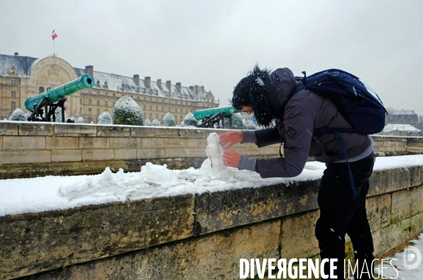 Neige à Paris