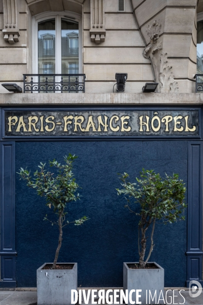 Fermeture des Hotels Parisiens